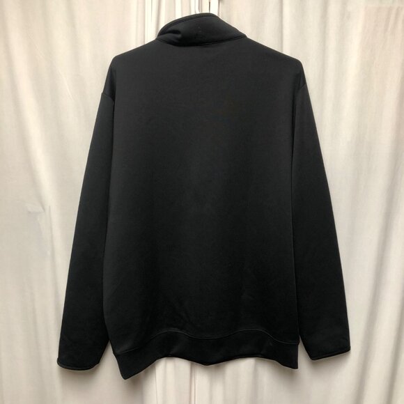 Antigua Sweatshirt Mens Size Large Tony Stewart 14 Black Partial Zip Pullover - Picture 3 of 7